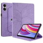 For Xiaomi Redmi Pad SE 11 2025 Tree Life Embossed Rotation Leather Tablet Case(Purple) - 2