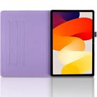 For Xiaomi Redmi K Pad Tree Life Embossed Rotation Leather Tablet Case(Purple) - 3
