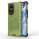 For OPPO Reno10 Global / 10 Pro Global  Honeycomb Shockproof Phone Case(Green) - 1