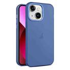 For iPhone 13 Frosted Translucent Mist Phone Case(Royal Blue) - 1