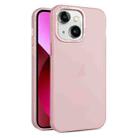 For iPhone 13 Frosted Translucent Mist Phone Case(Pink) - 1