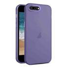 For iPhone 8 Plus / 7 Plus Frosted Translucent Mist Phone Case(Dark Purple) - 1