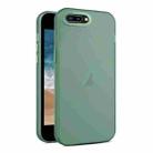 For iPhone 8 Plus / 7 Plus Frosted Translucent Mist Phone Case(Green) - 1