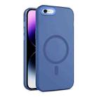 For iPhone SE 2022 / 2020 / 8 / 7 MagSafe Frosted Translucent Mist Phone Case(Royal Blue) - 1