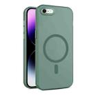 For iPhone SE 2022 / 2020 / 8 / 7 MagSafe Frosted Translucent Mist Phone Case(Green) - 1