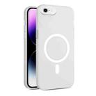 For iPhone SE 2022 / 2020 / 8 / 7 MagSafe Frosted Translucent Mist Phone Case(White) - 1