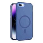 For iPhone 8 Plus / 7 Plus MagSafe Frosted Translucent Mist Phone Case(Royal Blue) - 1