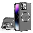 For iPhone 11 Pro Skin Feel CD Texture MagSafe Lens Holder Phone Case(Black) - 1