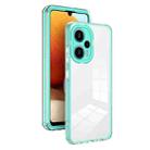 For Xiaomi Poco F5/Redmi Note 12 Turbo 3 in 1 Clear TPU Color PC Frame Phone Case(Light Green) - 1