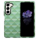 For Samsung Galaxy Z Fold5 Textile Texture Matte Ultra-thin Folding Phone Case(Green) - 1