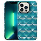 For iPhone 13 Pro Max Textile Texture Matte Ultra-thin Phone Case(Light Blue) - 1