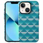 For iPhone 13 Textile Texture Matte Ultra-thin Phone Case(Light Blue) - 1