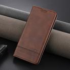 For OPPO K12 AZNS Magnetic Calf Texture Flip Leather Phone Case(Dark Brown) - 2