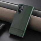 For OPPO K12x / OnePlus Nord CE4 Lite AZNS Magnetic Calf Texture Flip Leather Phone Case(Dark Green) - 3
