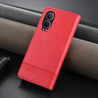 For OPPO K12x / OnePlus Nord CE4 Lite AZNS Magnetic Calf Texture Flip Leather Phone Case(Red) - 3