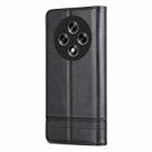 For OPPO A3 5G China AZNS Magnetic Calf Texture Flip Leather Phone Case(Black) - 3