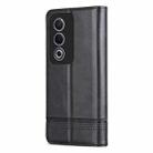 For OPPO A3 Pro 5G Global AZNS Magnetic Calf Texture Flip Leather Phone Case(Black) - 3