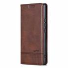 For OPPO Find X8 Pro AZNS Magnetic Calf Texture Flip Leather Phone Case(Dark Brown) - 2