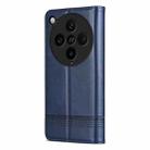 For OPPO Find X8 Pro AZNS Magnetic Calf Texture Flip Leather Phone Case(Dark Blue) - 3