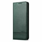 For OPPO Find X8 Pro AZNS Magnetic Calf Texture Flip Leather Phone Case(Dark Green) - 2
