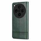 For OPPO Find X8 Pro AZNS Magnetic Calf Texture Flip Leather Phone Case(Dark Green) - 3