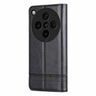 For OPPO Find X8 Pro AZNS Magnetic Calf Texture Flip Leather Phone Case(Black) - 3