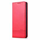 For OPPO Find X8 Pro AZNS Magnetic Calf Texture Flip Leather Phone Case(Red) - 2