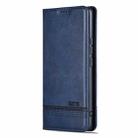 For OPPO Reno13 Pro AZNS Magnetic Calf Texture Flip Leather Phone Case(Dark Blue) - 2