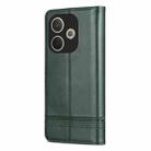 For OPPO A5 Energy / A5 Pro 5G Global AZNS Magnetic Calf Texture Flip Leather Phone Case(Dark Green) - 3