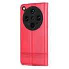 For OPPO Find X8 Ultra AZNS Magnetic Calf Texture Flip Leather Phone Case(Red) - 3