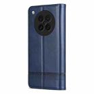 For OPPO Find X8s AZNS Magnetic Calf Texture Flip Leather Phone Case(Dark Blue) - 3
