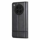 For OPPO Find X8s AZNS Magnetic Calf Texture Flip Leather Phone Case(Black) - 3