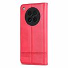 For OPPO Find X8s AZNS Magnetic Calf Texture Flip Leather Phone Case(Red) - 3