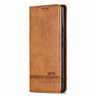 For OPPO Find X8s+ AZNS Magnetic Calf Texture Flip Leather Phone Case(Light Brown) - 2