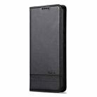 For OPPO Find X8s+ AZNS Magnetic Calf Texture Flip Leather Phone Case(Black) - 2