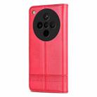 For OPPO Find X8s+ AZNS Magnetic Calf Texture Flip Leather Phone Case(Red) - 3