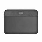 For 16 inch Laptop WIWU Minimalist Ultra-thin Laptop Sleeve(Grey) - 1