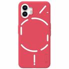 For Nothing Phone 2 NILLKIN Frosted Shield Phone Protective Case(Red) - 1