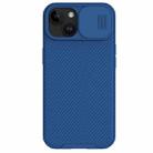 For iPhone 15 NILLKIN CamShield Pro PC Phone Case(Blue) - 1