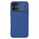 For iPhone 16 Plus NILLKIN CamShield Pro PC Phone Case(Blue) - 1