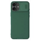 For iPhone 16 Plus NILLKIN CamShield Pro PC Phone Case(Green) - 1