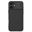 For iPhone 16 NILLKIN CamShield Pro PC Phone Case(Black) - 1