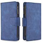 For Xiaomi Redmi 7 Skin Feel Detachable Magnetic Zipper Horizontal Flip PU Leather Case with Multi-Card Slots & Holder & Wallet & Photo Frame & Lanyard(Blue) - 1