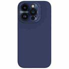 For iPhone 15 Pro NILLKIN Lens Wing Magsafe Magnetic Phone Case(Dark Blue) - 1