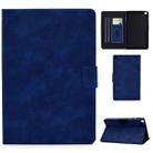 For Samsung Galaxy Tab A 8.0 (2019) T290/T295 Cowhide Texture Horizontal Flip Leather Case with Holder & Card Slots(Blue) - 1