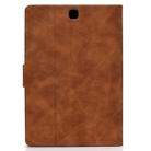 For Samsung Galaxy Tab A 9.7 T550/T555C Cowhide Texture Horizontal Flip Leather Case with Holder & Card Slots & Sleep / Wake-up Function(Brown) - 4