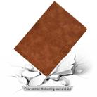 For Samsung Galaxy Tab A 9.7 T550/T555C Cowhide Texture Horizontal Flip Leather Case with Holder & Card Slots & Sleep / Wake-up Function(Brown) - 11
