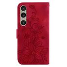 For Sony Xperia 1 VI Lily Embossed Leather Phone Case(Red) - 3