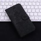 For Sony Xperia 5 VI Lily Embossed Leather Phone Case(Black) - 2