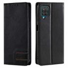 For Samsung Galaxy A22 4G TTUDRCH RFID Retro Texture Magnetic Leather Phone Case(Black) - 1